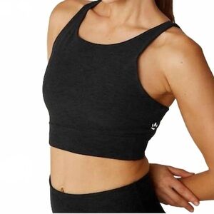 Beyond Yoga Black High Neck Sports Bra